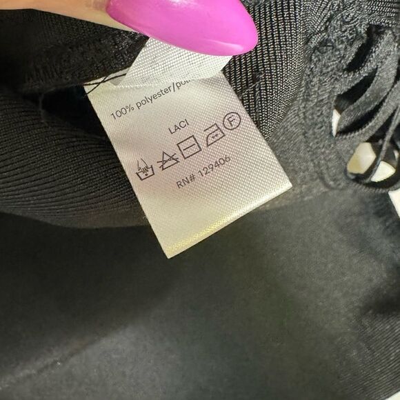 Venus Laci Bandage Cutout Long Sleeve Bodycon Dress L - Picture 5 of 6